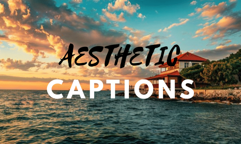 aesthetic captions