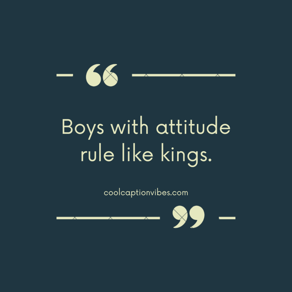 attitude king quotes