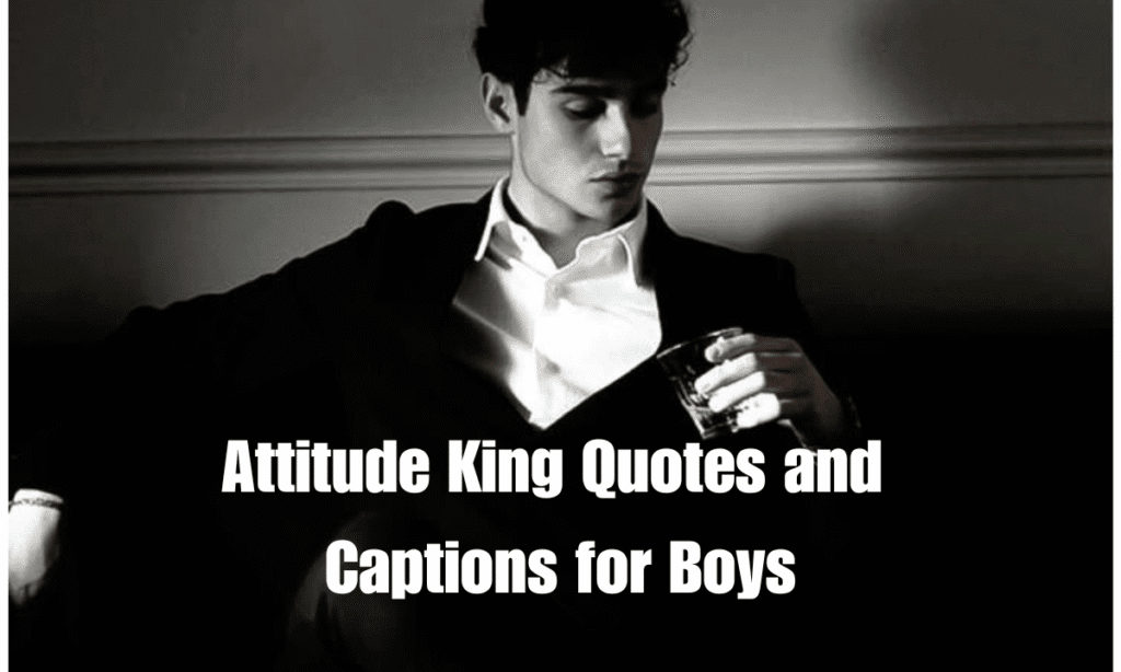 attitude king quotes