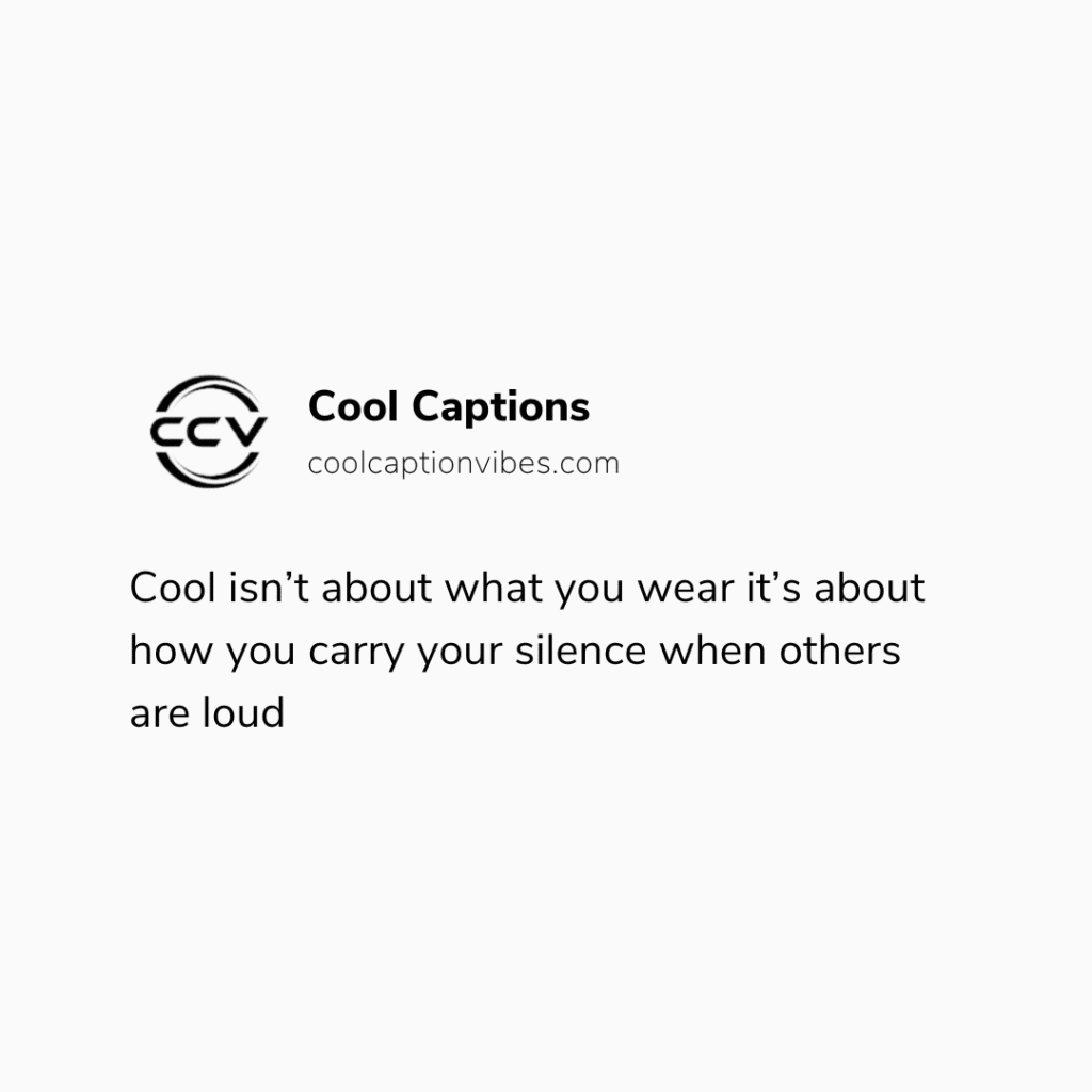 cool attitude captions