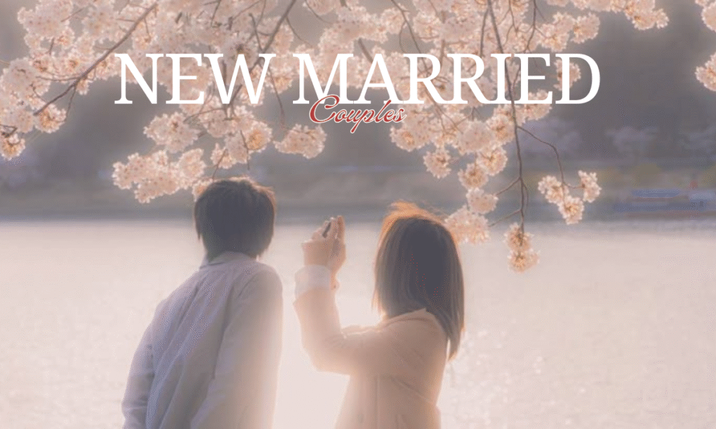 new married couple captions