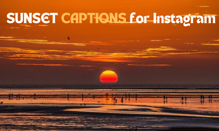 sunset quotes for Instagram