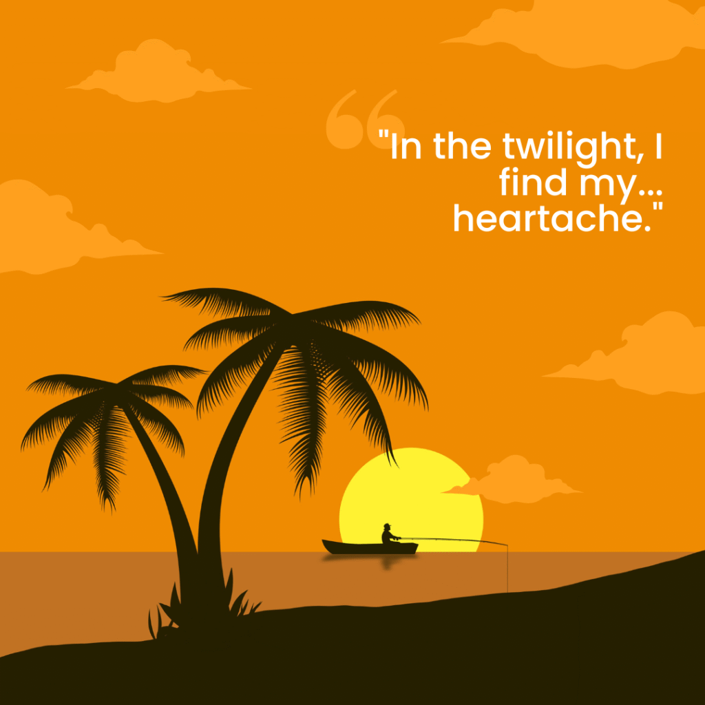 caption for sunset