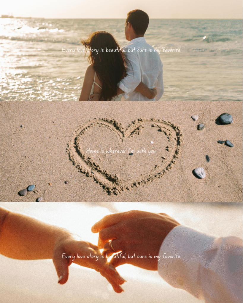 romantic love captions