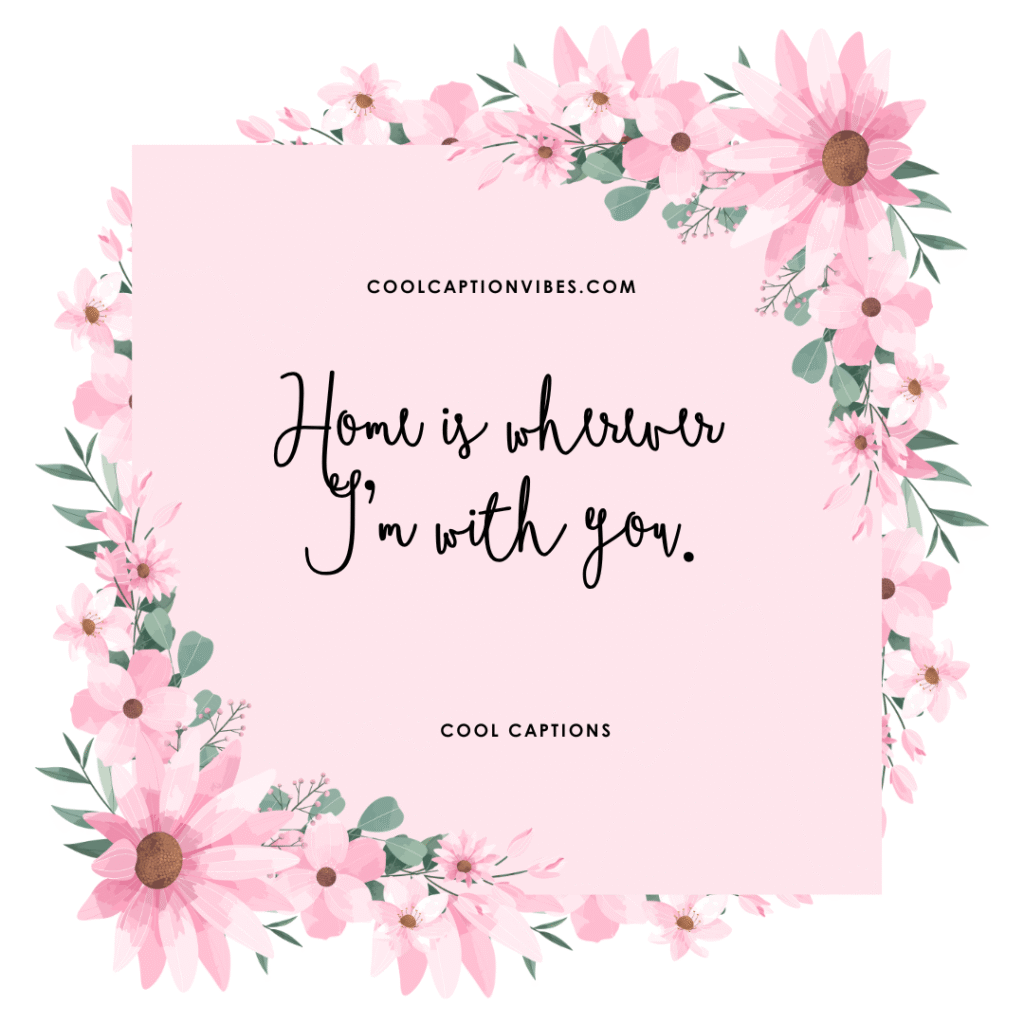 sweet love captions