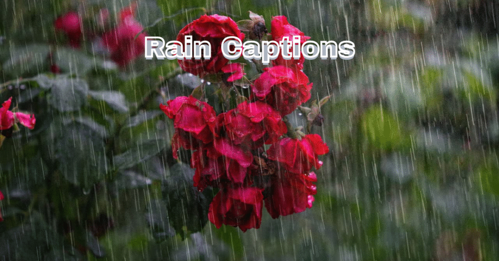 rain captions