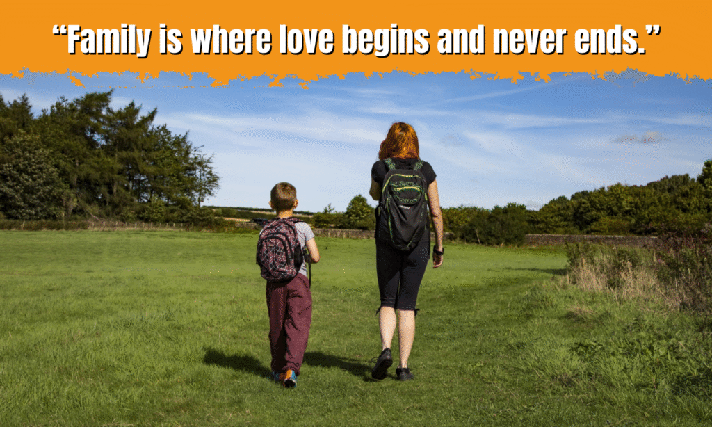 Heartwarming Mother-son captions