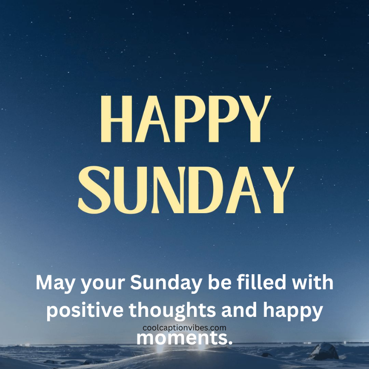 positive sunday blessings