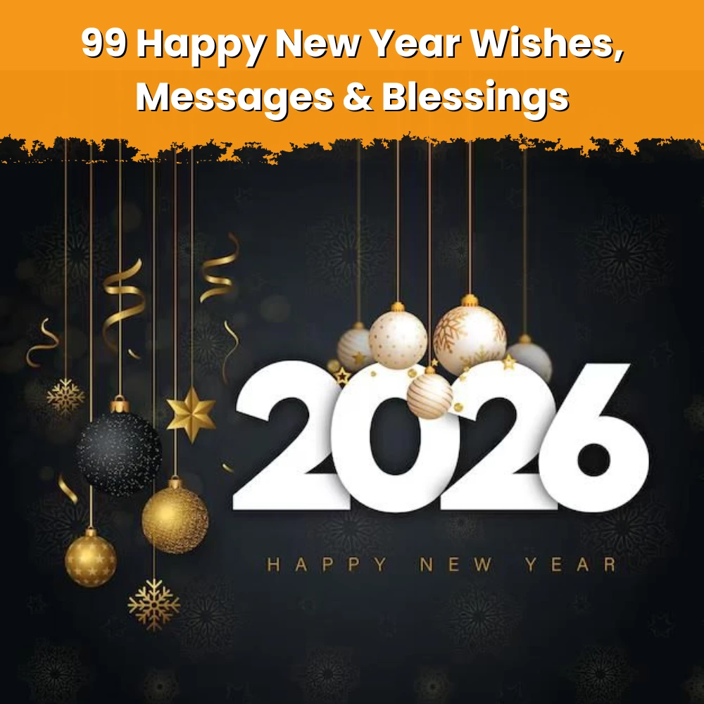 99 Happy New Year Wishes, Messages & Blessings