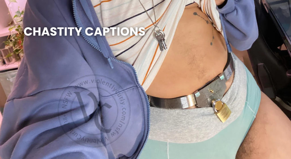 chastity captions