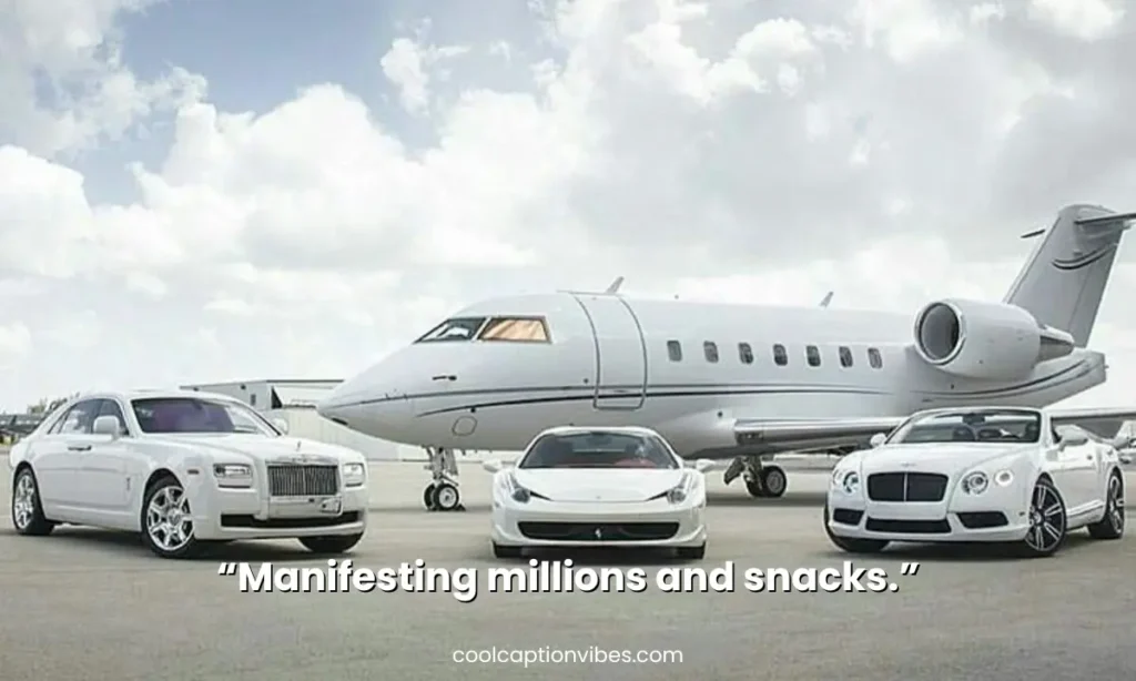 Funny Millionaire Captions for Instagram