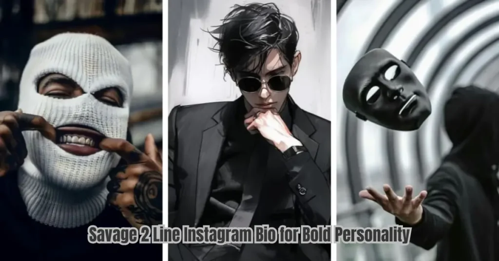 Savage 2 Line Instagram Bio for Bold Personality