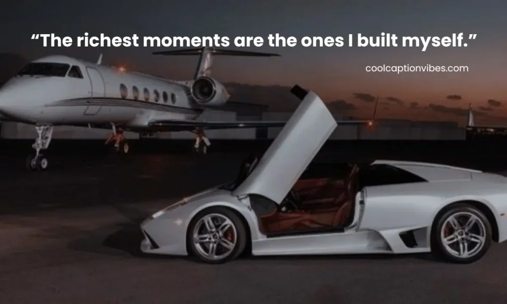 millionnaire captions for instagram