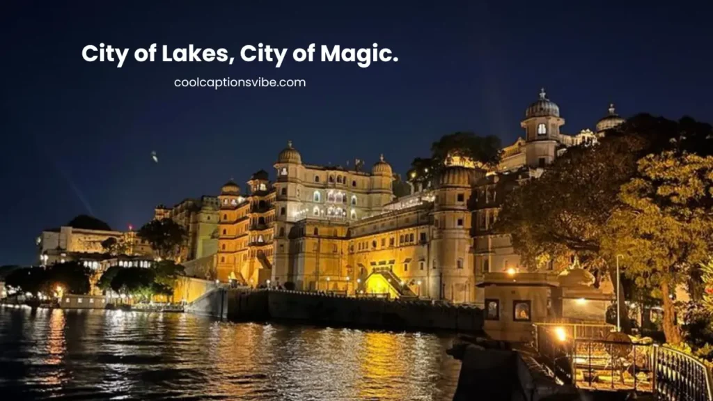 udaipur captions for instagram in english